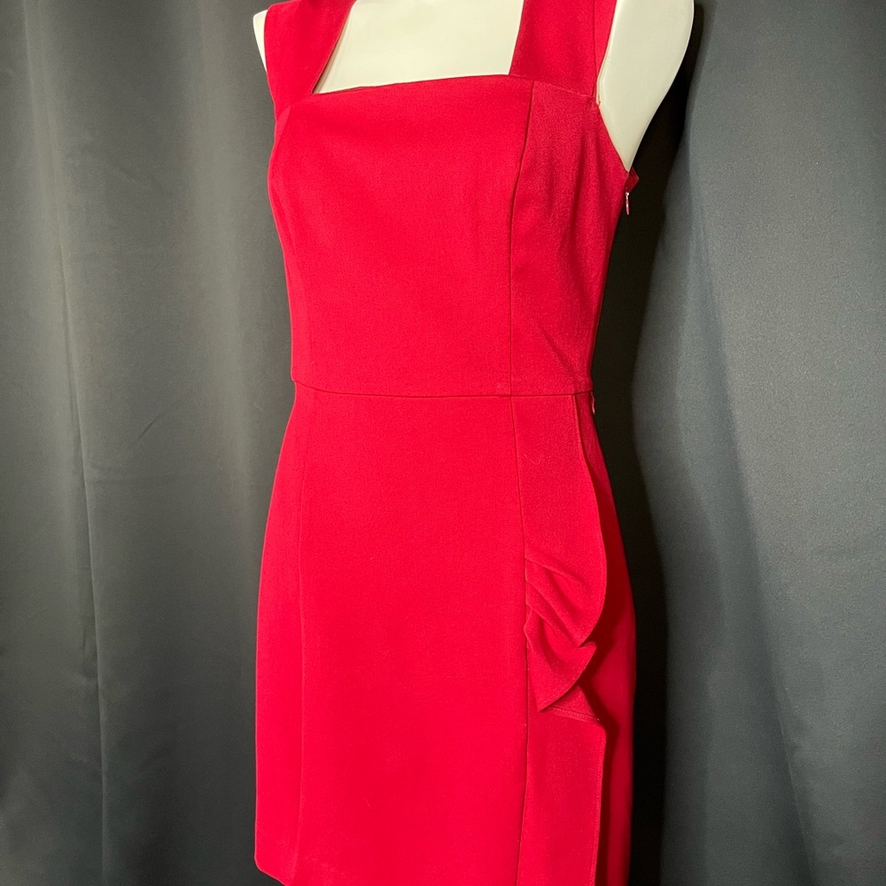 Express Sheath Dress with ruffle detail